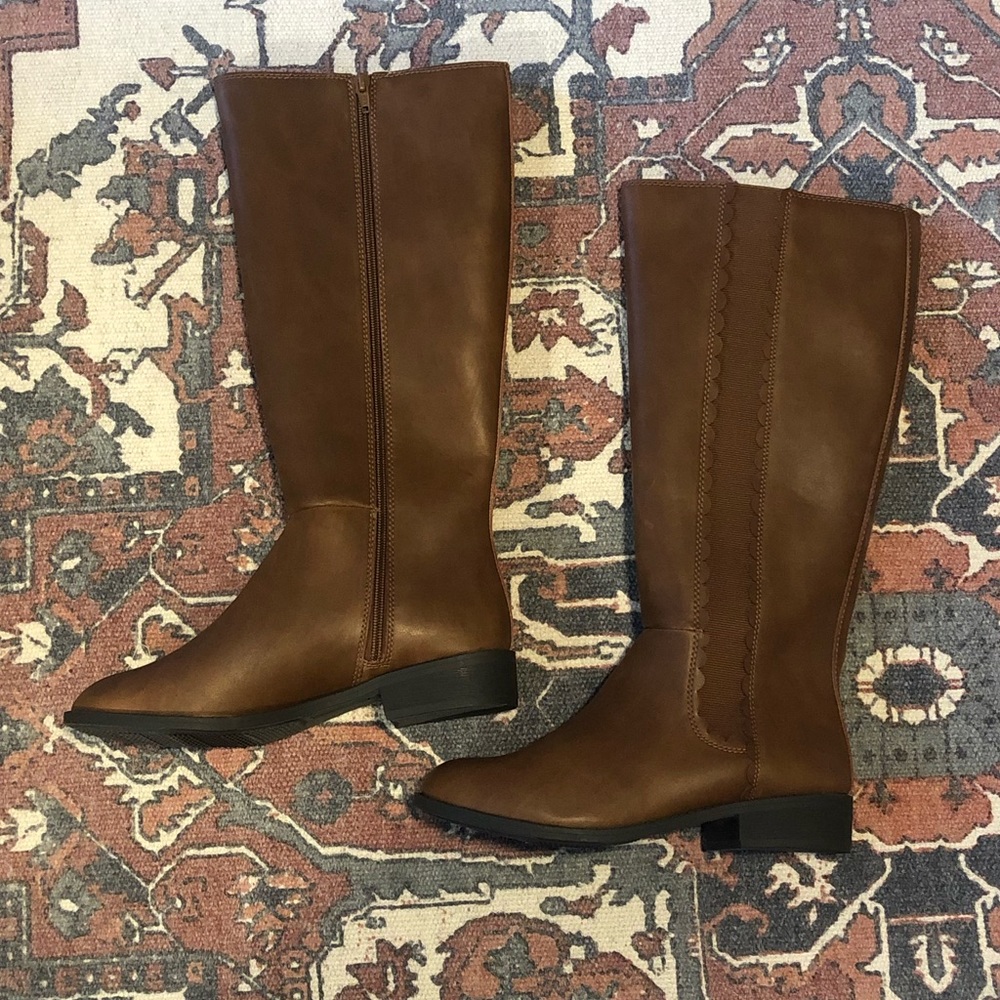 LC brown knee high boots